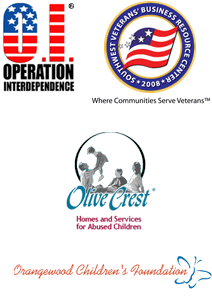 Operation Interdependance, Southwest Veteran's Business Resource Center, Olive Crest, Orangewood Children's Foundation
